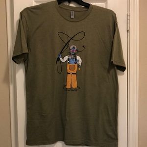Natural Tribute Fly Fishing T Shirt Size XL